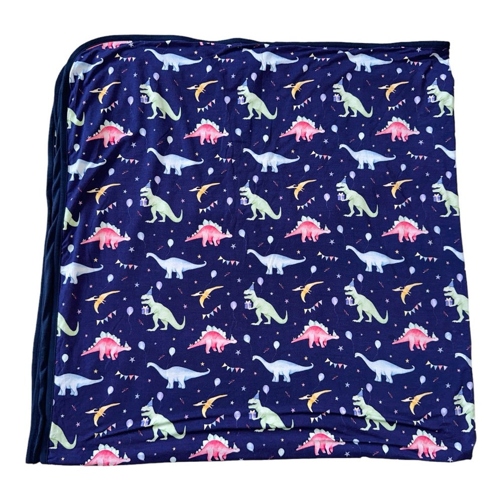 Bamboo Birthday Print Blanket
